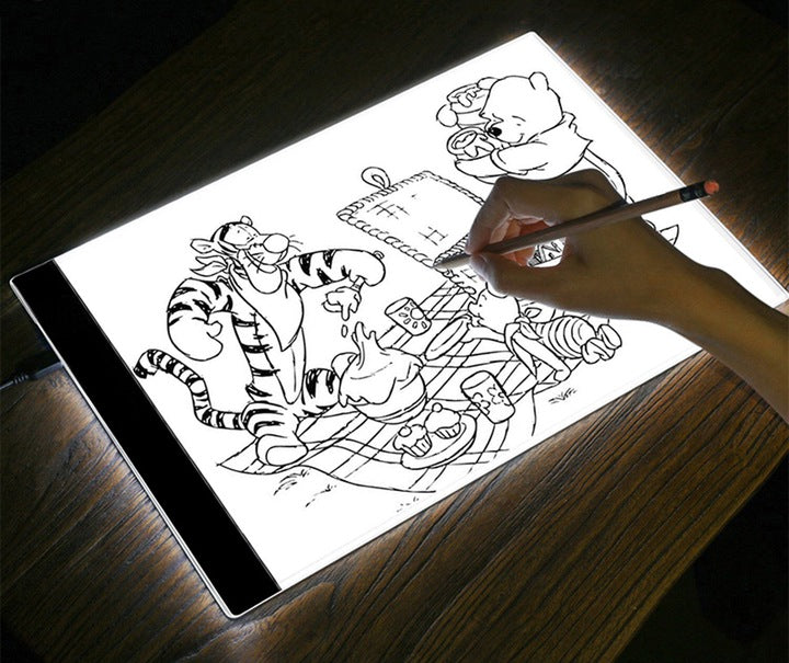 LARGE GRAPHICS TABLET LED A4 DRAWING BOARD BACKLIT FOR DRAWING Packaging status original