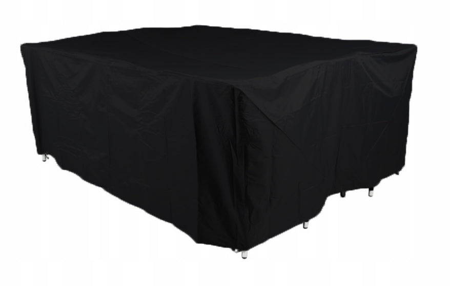 LARGE GREAT Waterproof Garden Furniture Cover with Elastic Band Black Corner