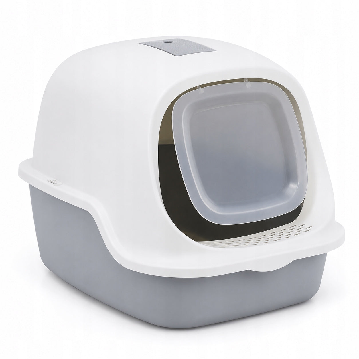 LARGE HIGH CLOSED CAT LITTER BOX, HIGH BOWL NO LITTER SPILLED Brand GLOBANI