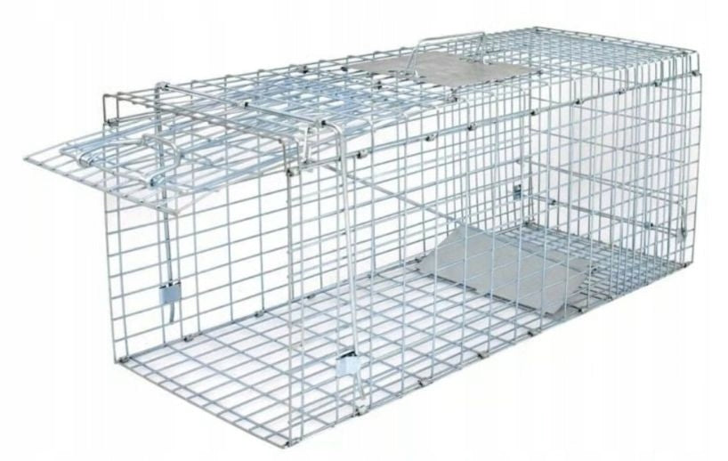 LARGE Hedgehog Trap for Martens Weasels Rats Cowards Mink Paw 65x26x24 Manufacturer code DUŻA Żywołapka Pułapka na Kuny Łasice