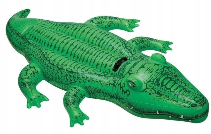 LARGE INFLATABLE MATTRESS FOR SWIMMING CROCODILE INTEX 168x86 cm XXL EAN (GTIN) 5906849448285