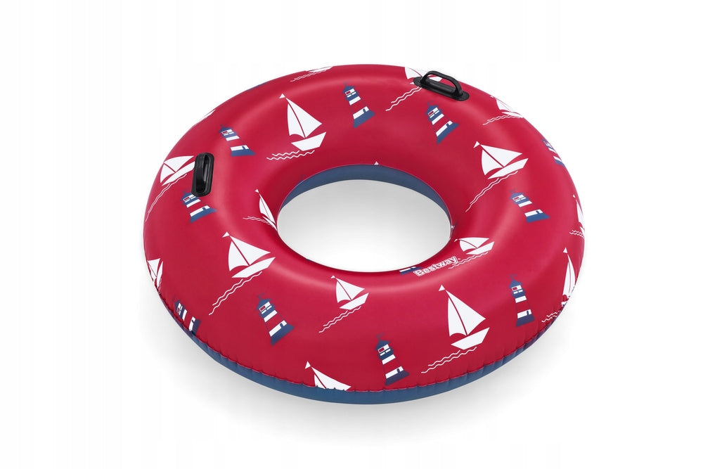 LARGE INFLATABLE WATER SWIM WHEEL, MATTRESS, 120 cm Brand Bestway