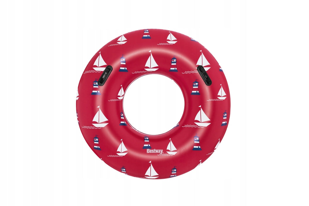 LARGE INFLATABLE WATER SWIM WHEEL, MATTRESS, 120 cm EAN (GTIN) 6942552231980