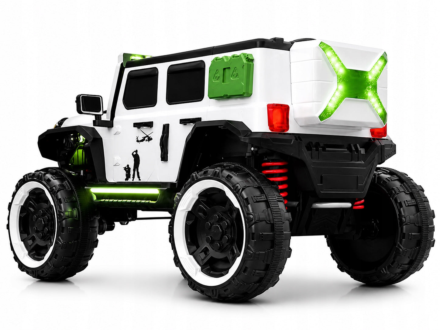 LARGE JEEP 4x4 XXL FOR CHILDREN'S BATTERY EVA PILOT LED MP3 EVA PREMIUM Packaging status original