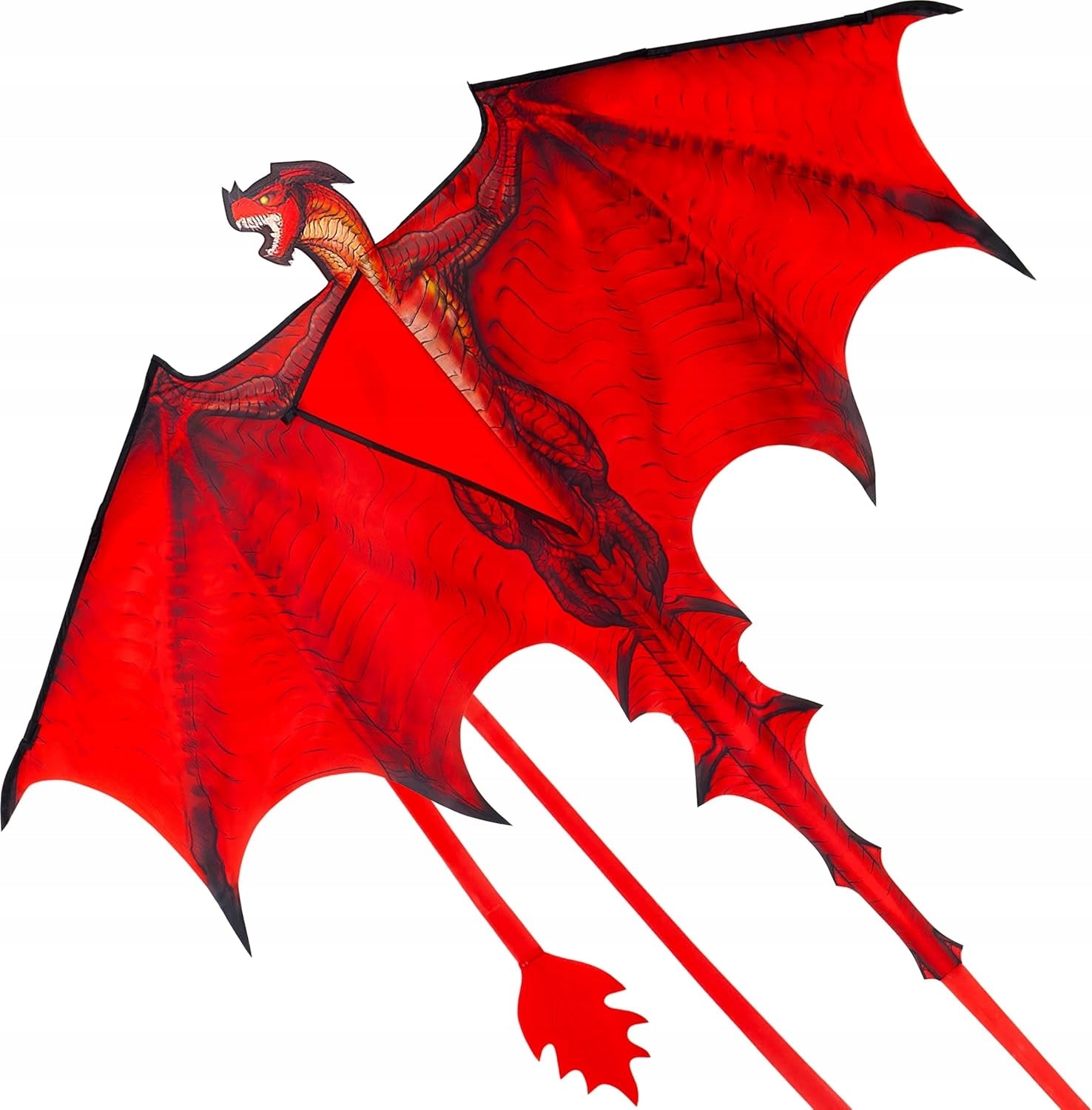 LARGE KITE DRAGON COLORFUL FOR CHILDREN ADULT STRING 100m FUN