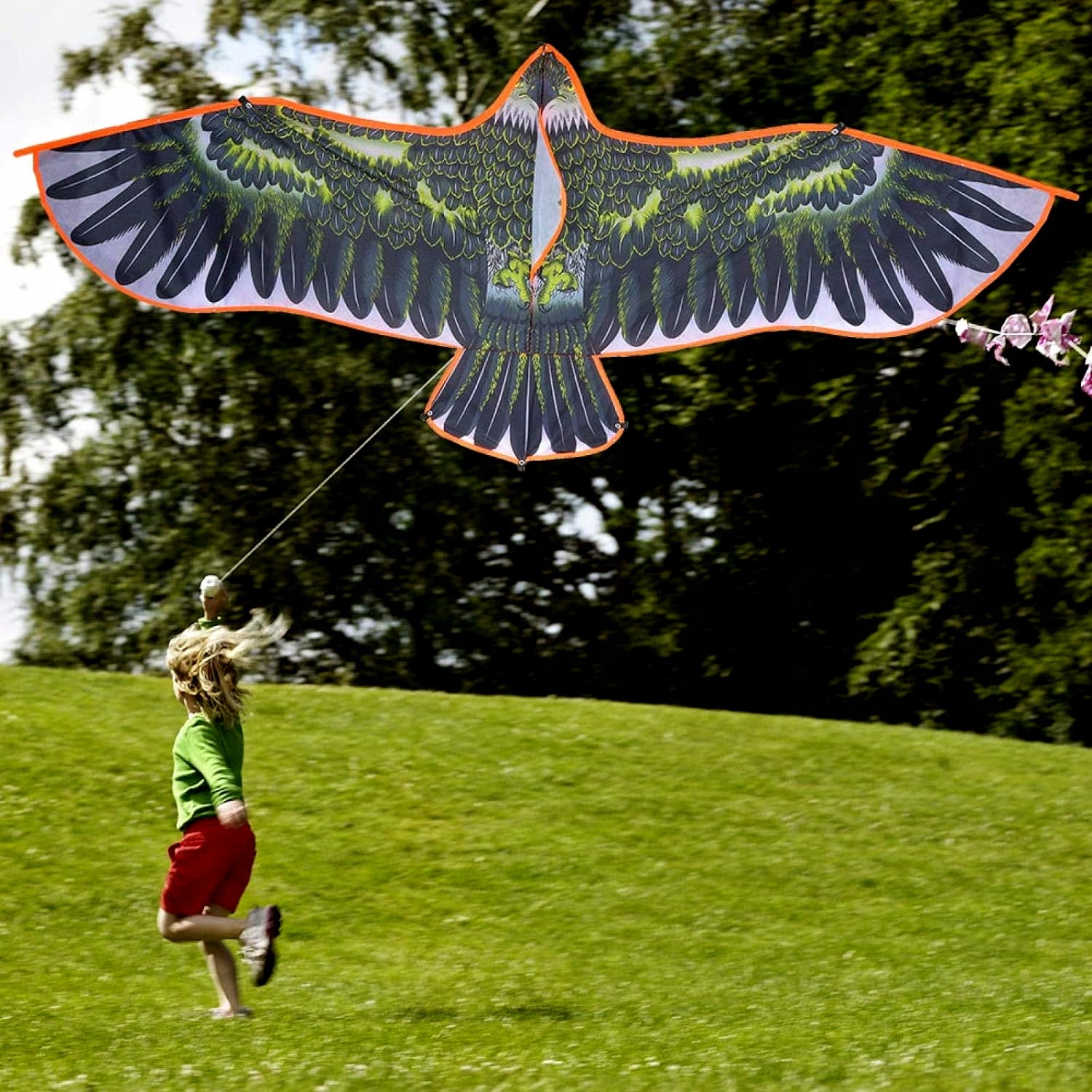 LARGE KITE XL DETERRENT BIRD EAGLE HAWK cord GIFT 110CM Manufacturer code MEGADIDI EAGLE KITE 1677