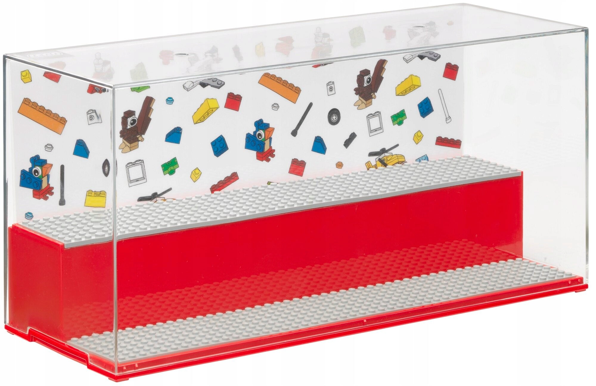 LARGE LEGO DISPLAY CASE CONTAINER DOUBLE DISPLAY CASE FOR MINIFIGURES FIGURINES 4070 Brand LEGO