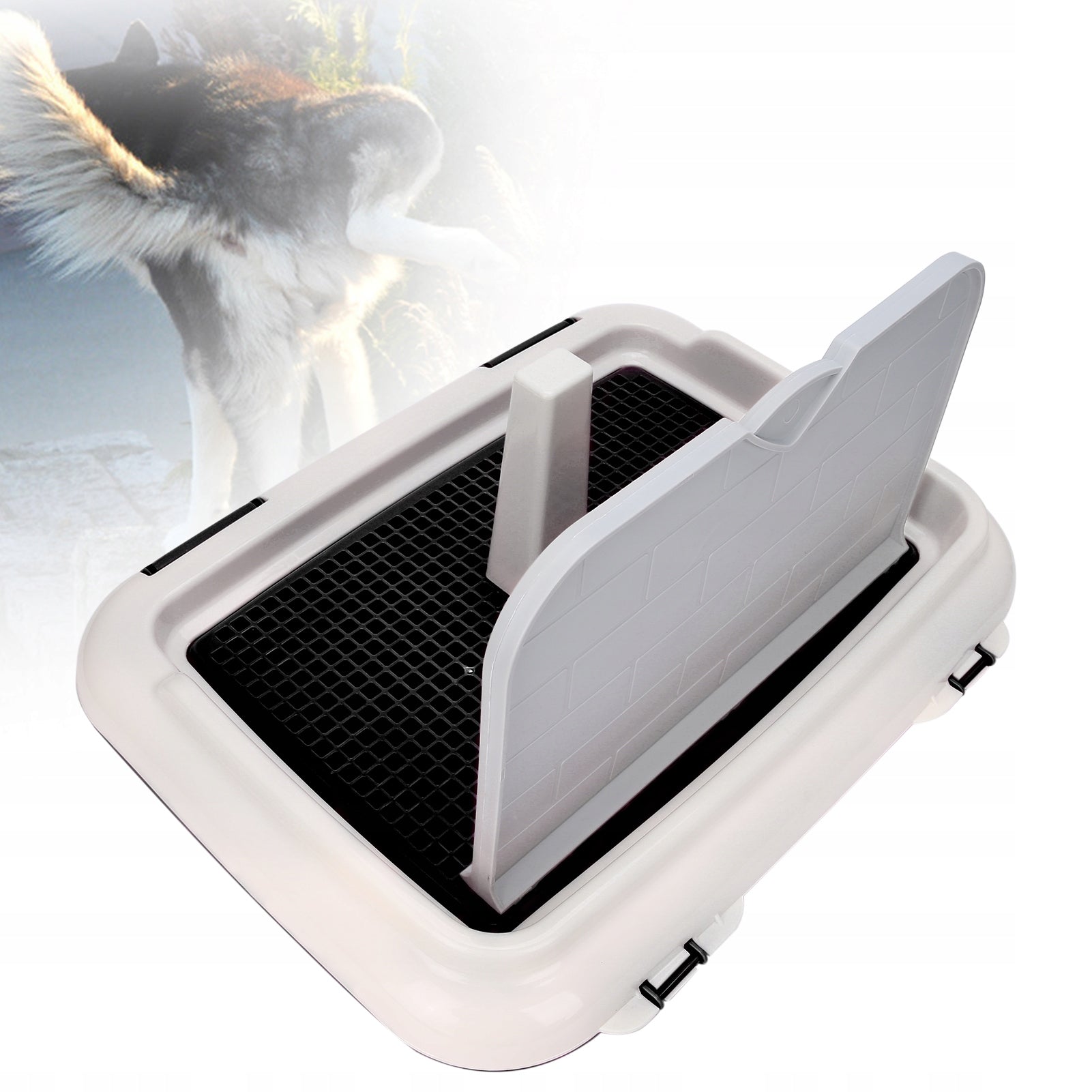 LARGE LITTER BOX DOG TOILET ARTIFICIAL 46,4 x 35,4 x 23,6 cm Kind litter box filters