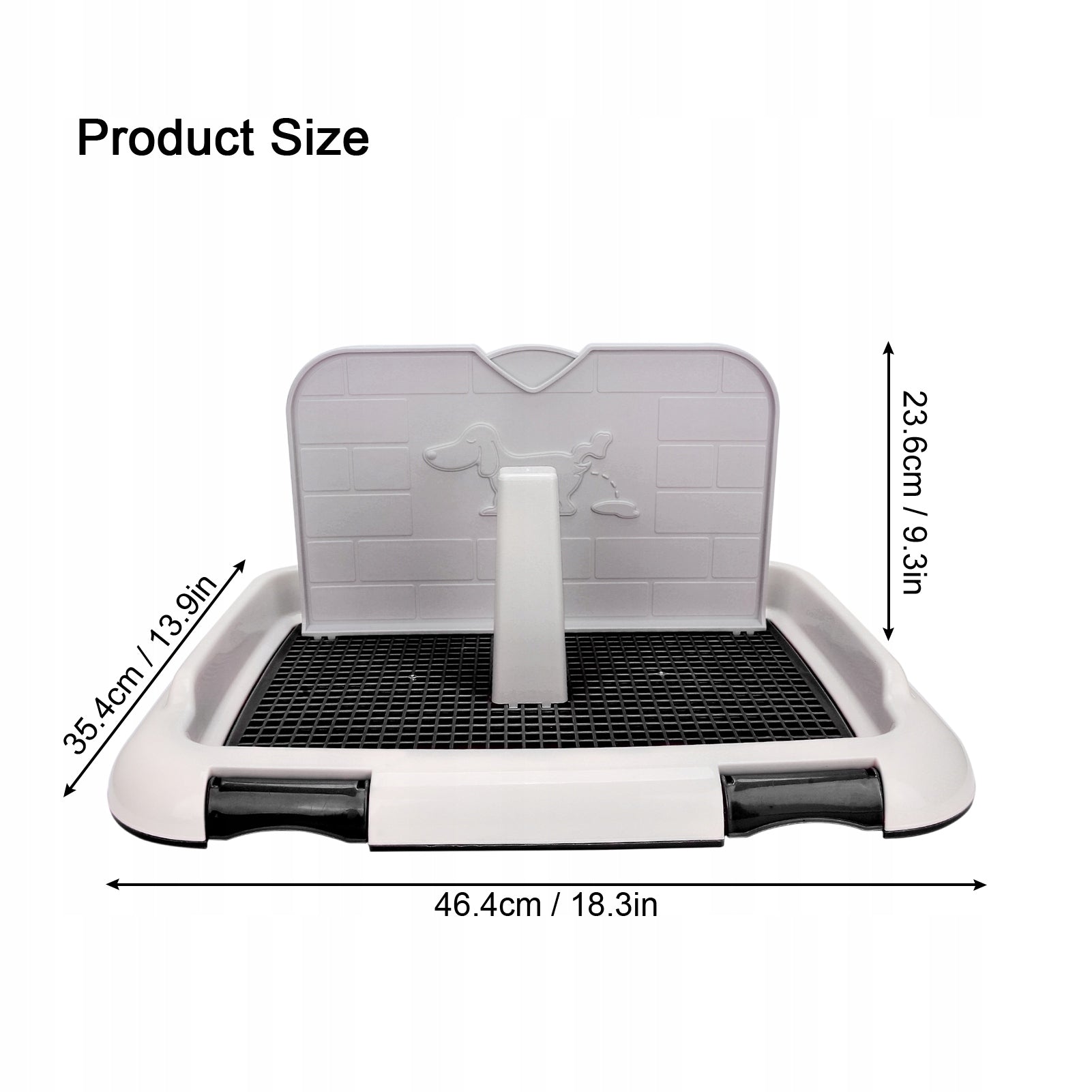 LARGE LITTER BOX DOG TOILET ARTIFICIAL 46,4 x 35,4 x 23,6 cm Manufacturer code 90052