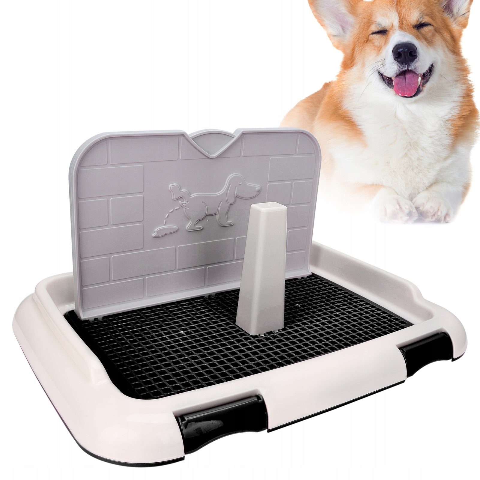 LARGE LITTER BOX DOG TOILET ARTIFICIAL 46,4 x 35,4 x 23,6 cm