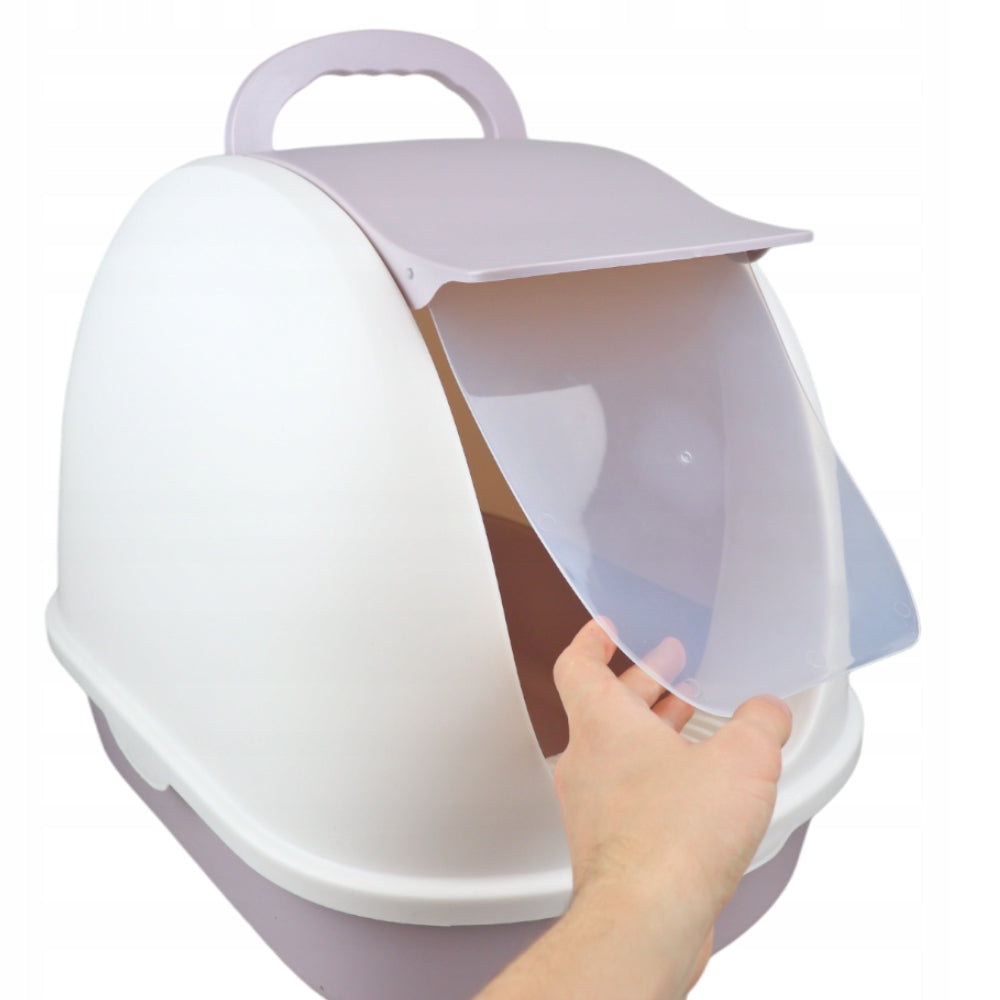 LARGE LITTER BOX XXL FOR CAT CLOSED WITH FLAP DURABLE + LITTER SPATULA Brand Dogguru