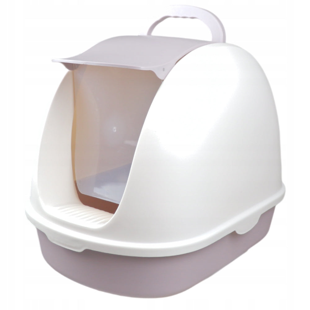 LARGE LITTER BOX XXL FOR CAT CLOSED WITH FLAP DURABLE + LITTER SPATULA EAN (GTIN) 5901179405052