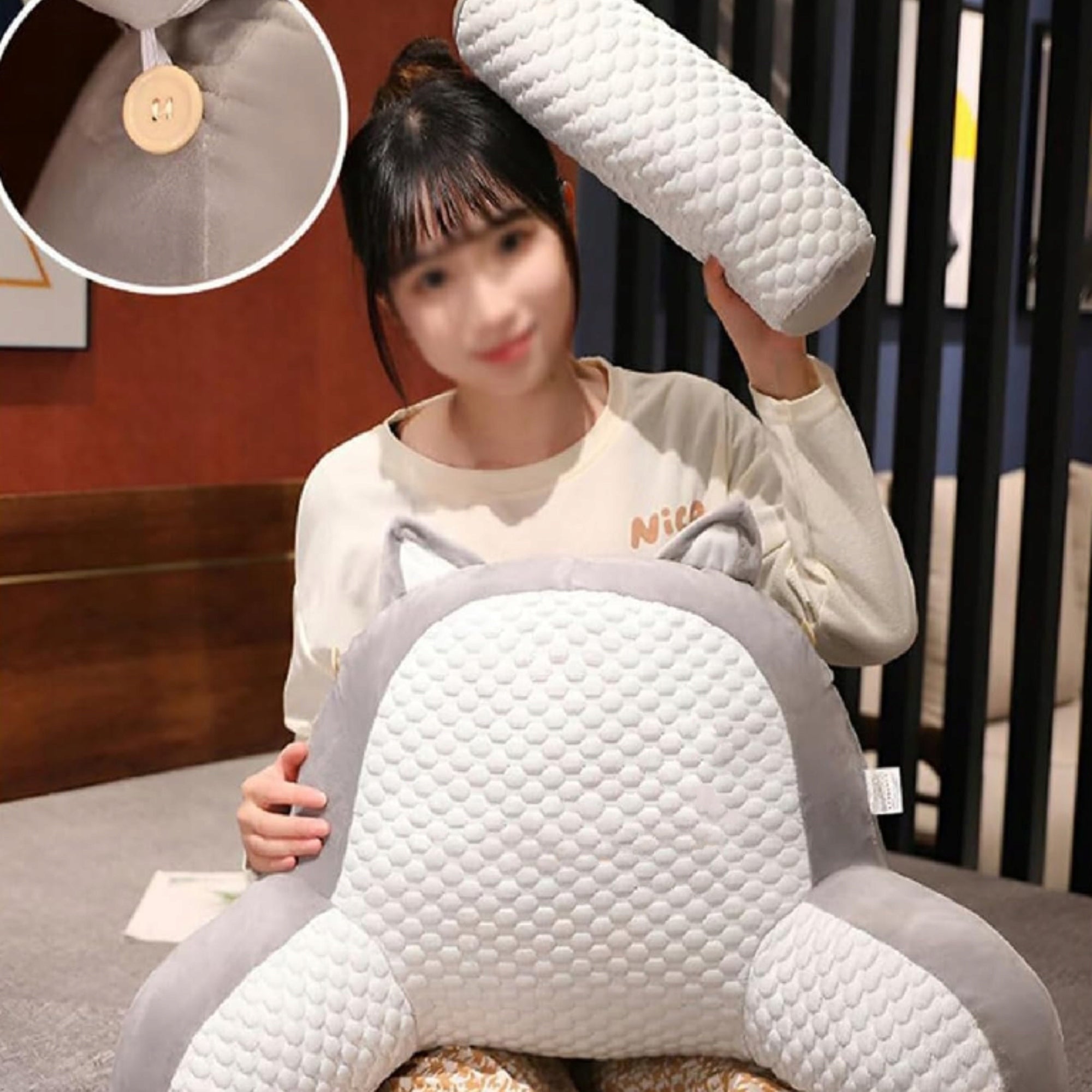 LARGE LUMBAR BACK SUPPORT CUSHION FOR SPINE COMFREST Model COMFREST
