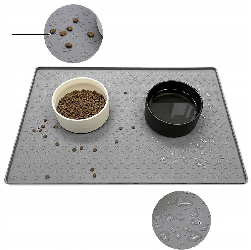 LARGE MAT CAT DOG BOWL PAD SILICONE 60x40 Brand DKM