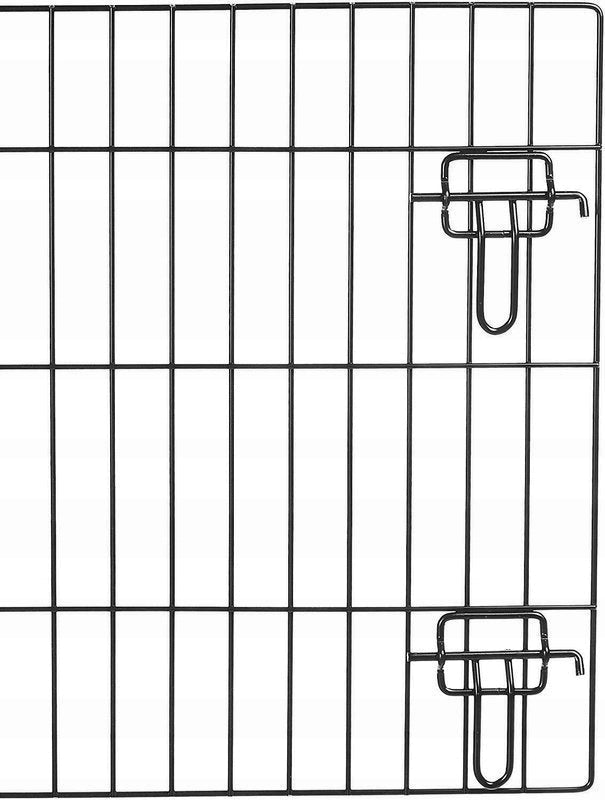 LARGE METAL CAGE DOG PLAYPEN 108x70x77 Additional features with two entrances with flooring