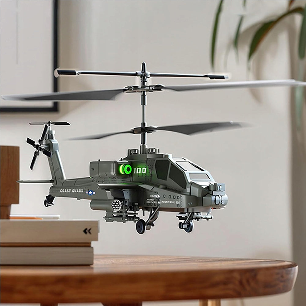 LARGE METAL HELICOPTER FOR RADIO WITH CHARGER CONTROLLED GYROSCOPE USB CHARGE Product weight with unit packaging 0.42 kg