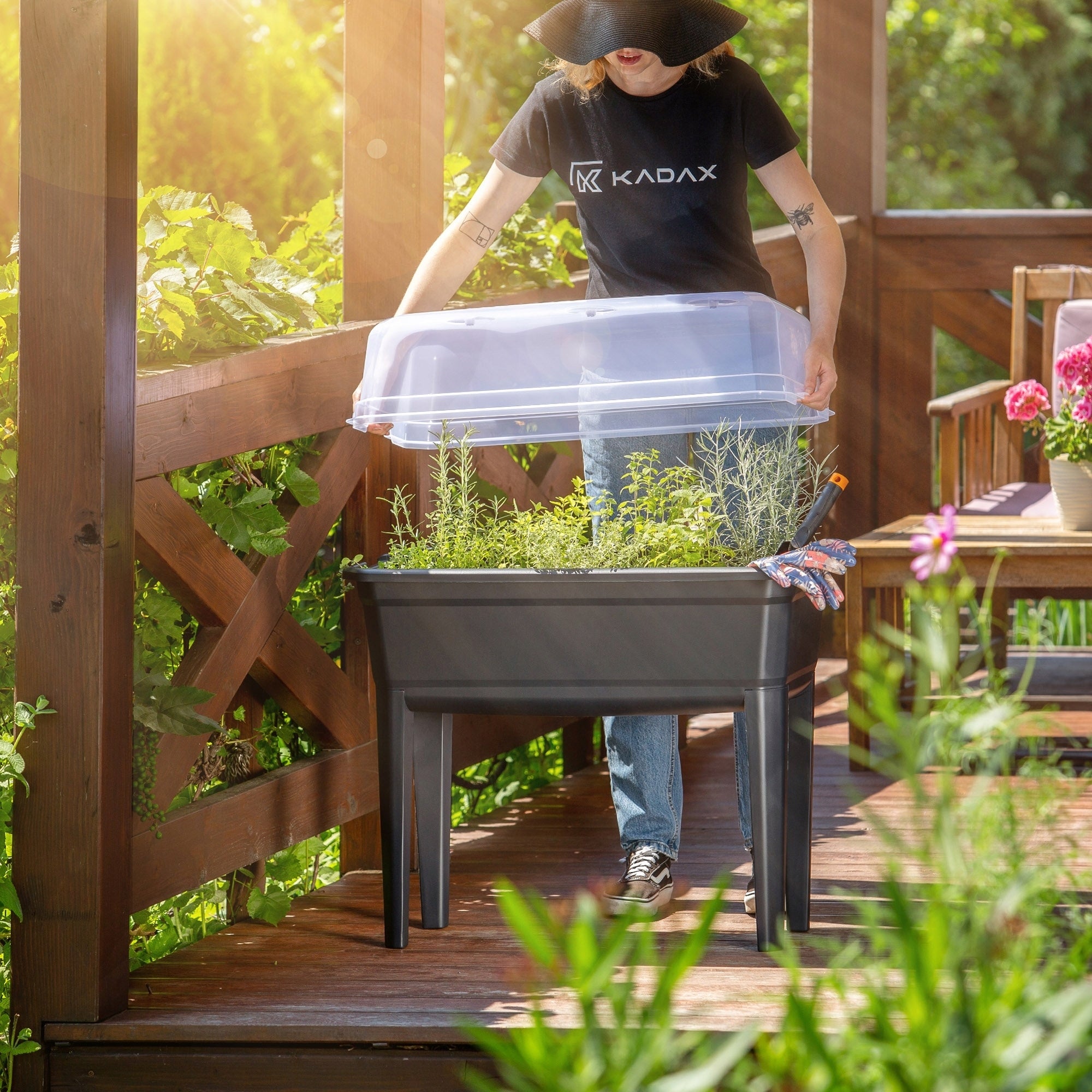 LARGE MINI GREENHOUSE HOME GREENHOUSE SEEDLES 75cm 42L Packaging status original