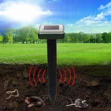 LARGE MOLE REPELLENT SOLAR MOLES RODENT VOLES ULTRASONIC GARDEN Kind repellent