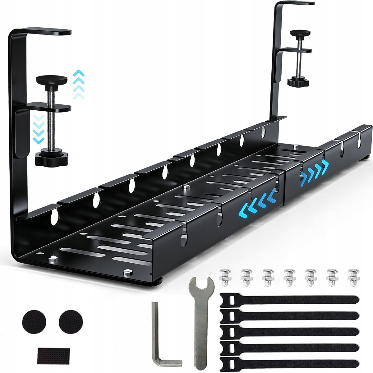 LARGE ORGANIZER SHELF WIRE HANGER CABLES UNDER DESK TOP GRILLE Manufacturer code 4894791739210