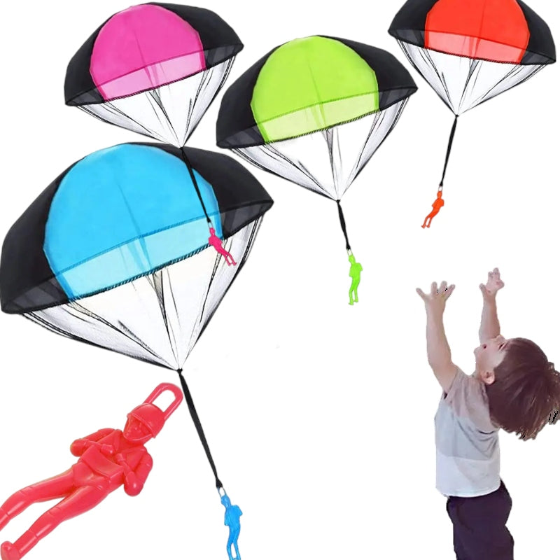 LARGE PARATROOPER FLYING PARACHUTE SOLDIER TOY FOR CHILDREN 4pcs