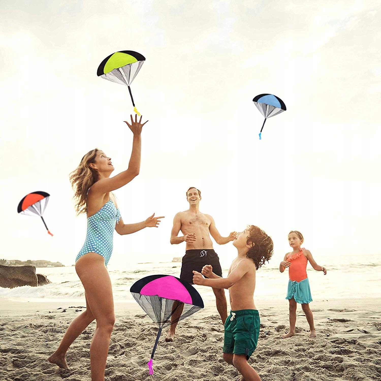 LARGE PARATROOPER FLYING PARACHUTE TOY GIFT FOR CHILD'S DAY Brand no brand