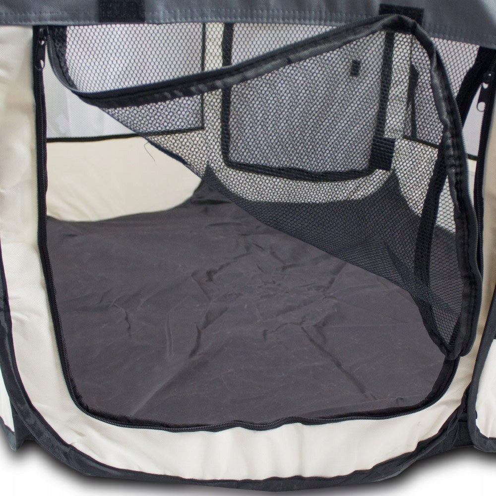 LARGE PLAYPEN DOG ENCLOSURE PUPPIES GREEN Product width 125 cm