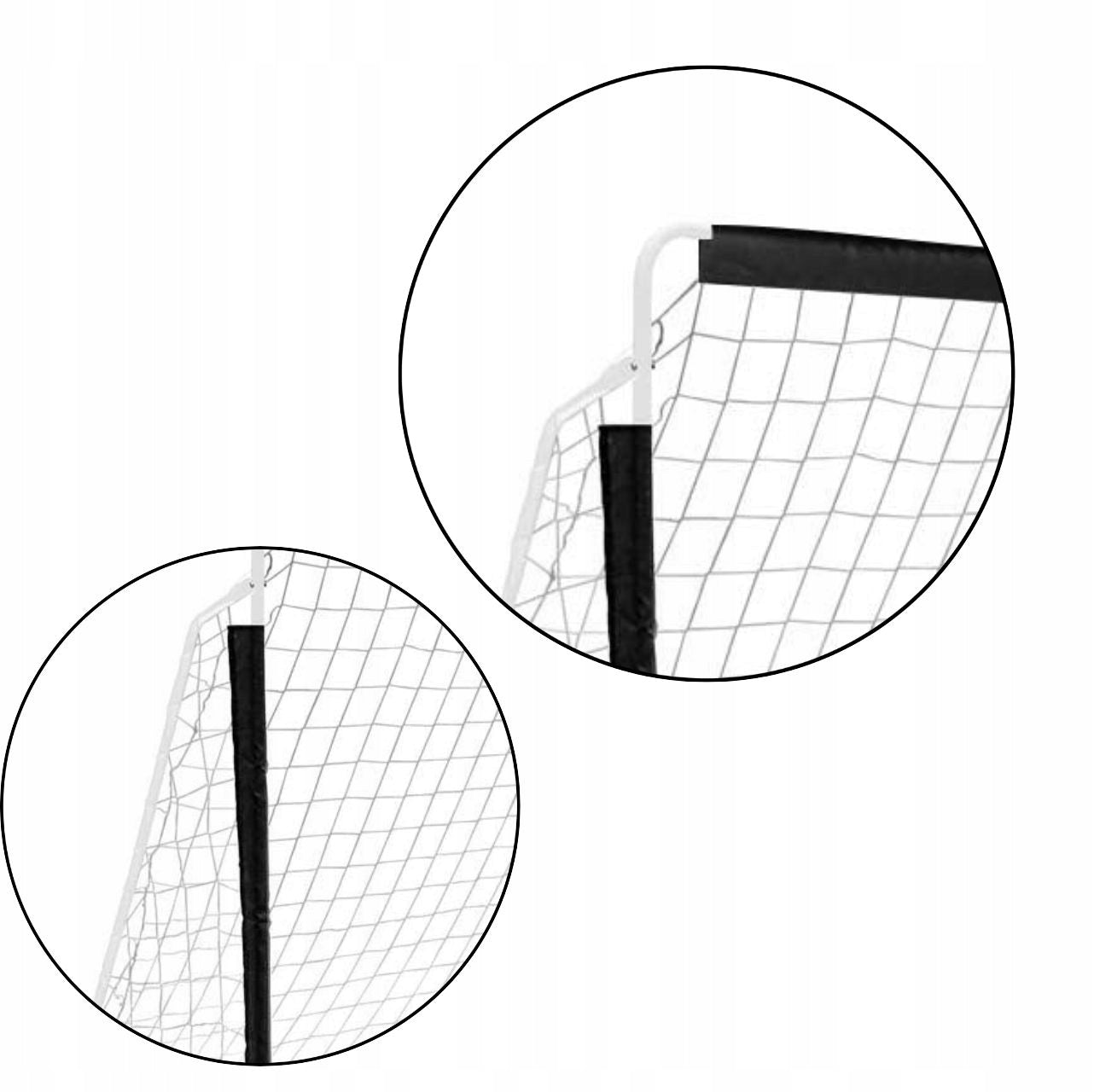 LARGE PORTABLE FOOTBALL GOAL 245x155x80cm GARDEN FOR KIDS GIFT Number of items in the set 2