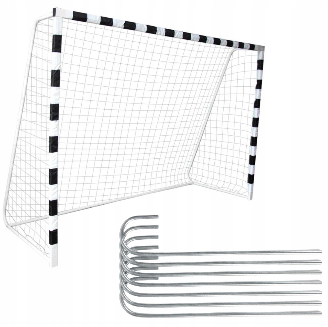 LARGE PORTABLE METAL GOAL XXL FOOTBALL TRAINING CHILDREN 300x200 cm Brand Be4Sport
