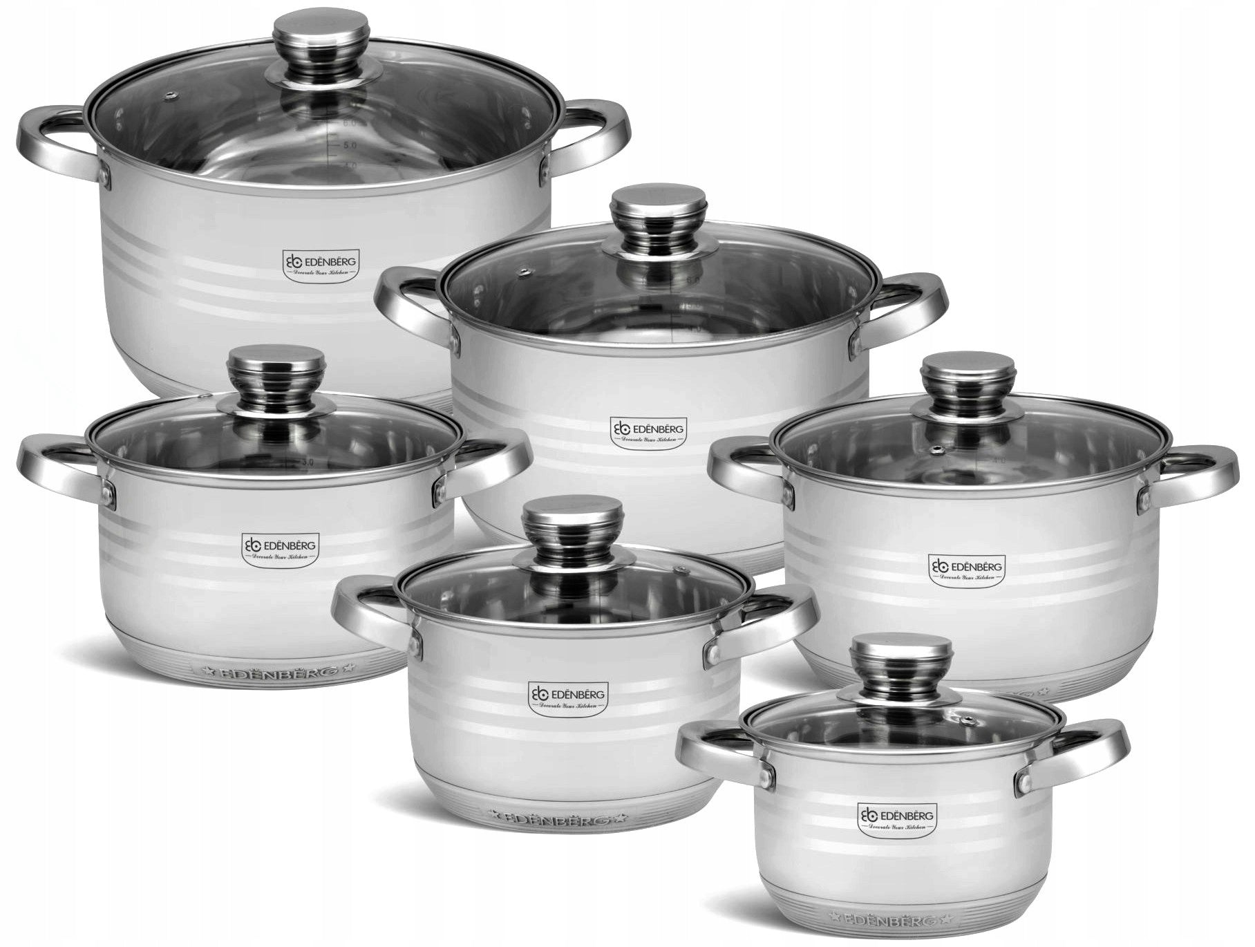 LARGE Pots SET POT SET Pot EDENBERG