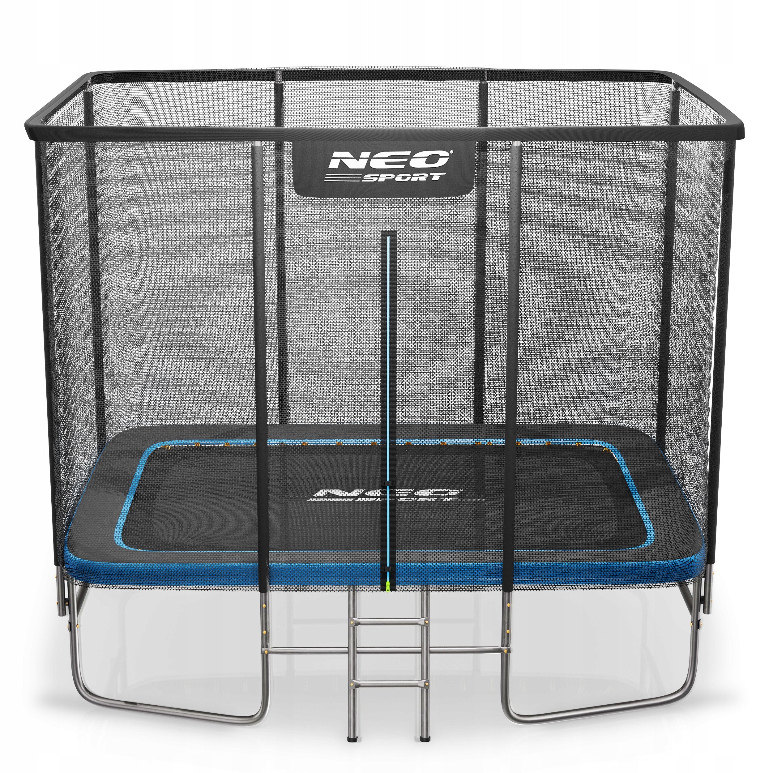 LARGE RECTANGULAR GARDEN TRAMPOLINE 305x213cm 10x7ft FOR CHILDREN SAFE