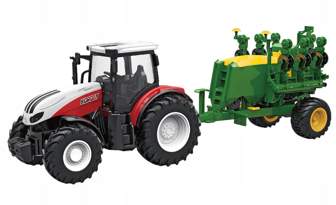 LARGE REMOTE CONTROLLED RED TRACTOR AGRICULTURAL MACHINE FUN SMALL FARMER Brand no brand