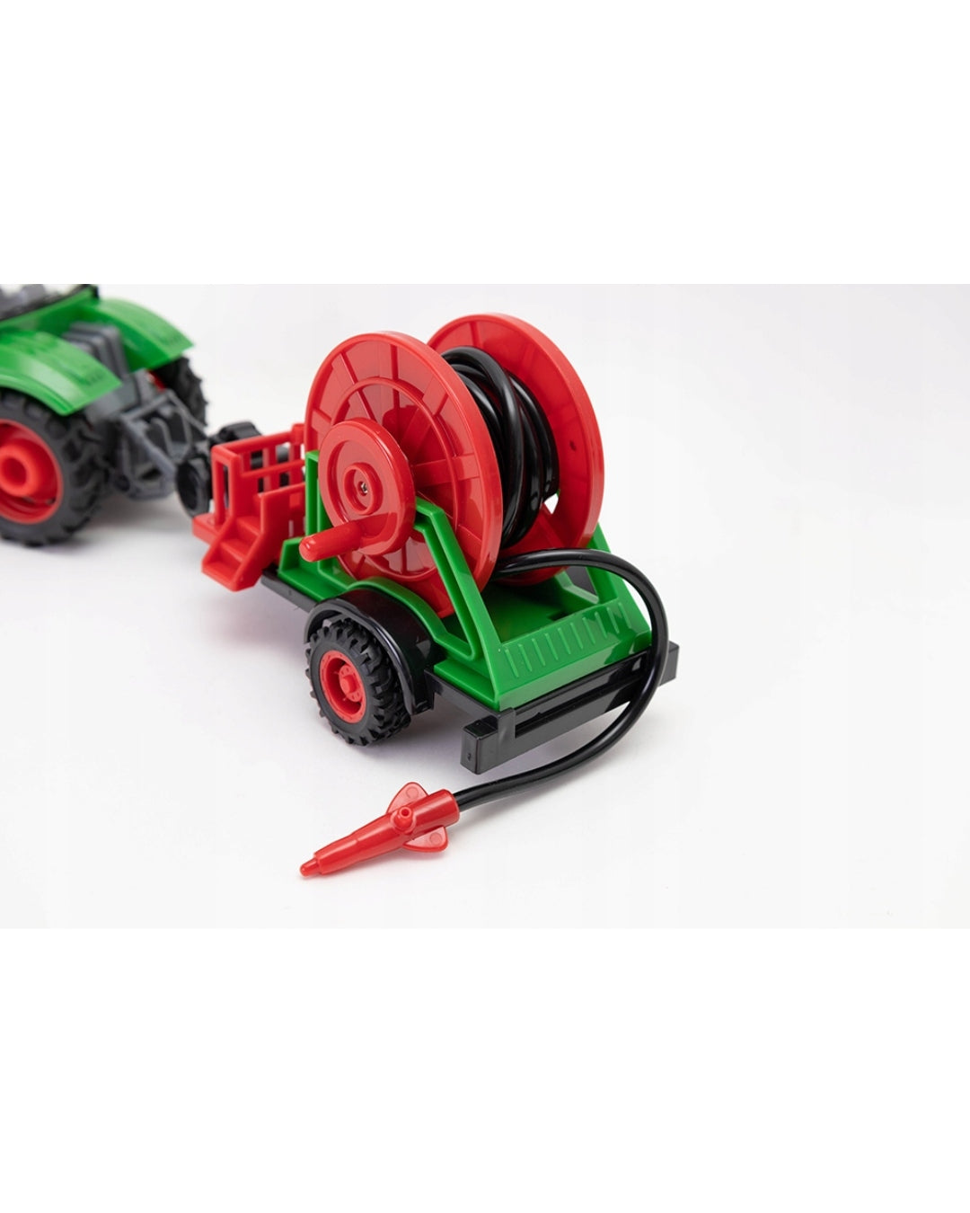 LARGE REMOTE CONTROLLED TRACTOR WITH RC IRRIGATION TRAILER FOR REMOTE CONTROL Kind driving