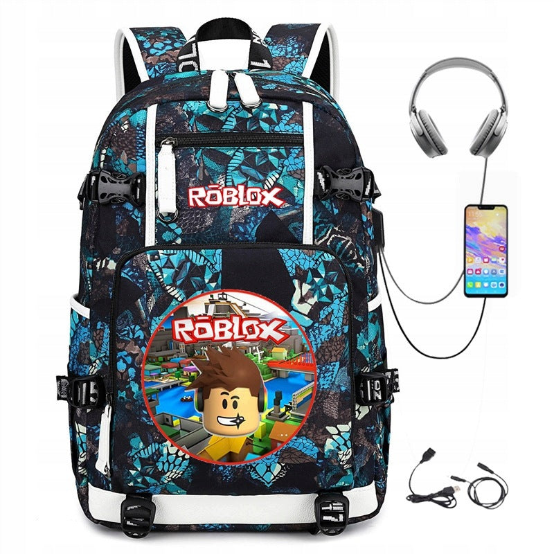 LARGE ROBLOX BACKPACK WATERPROOF DESIGNS Best gift of all. Packaging status original