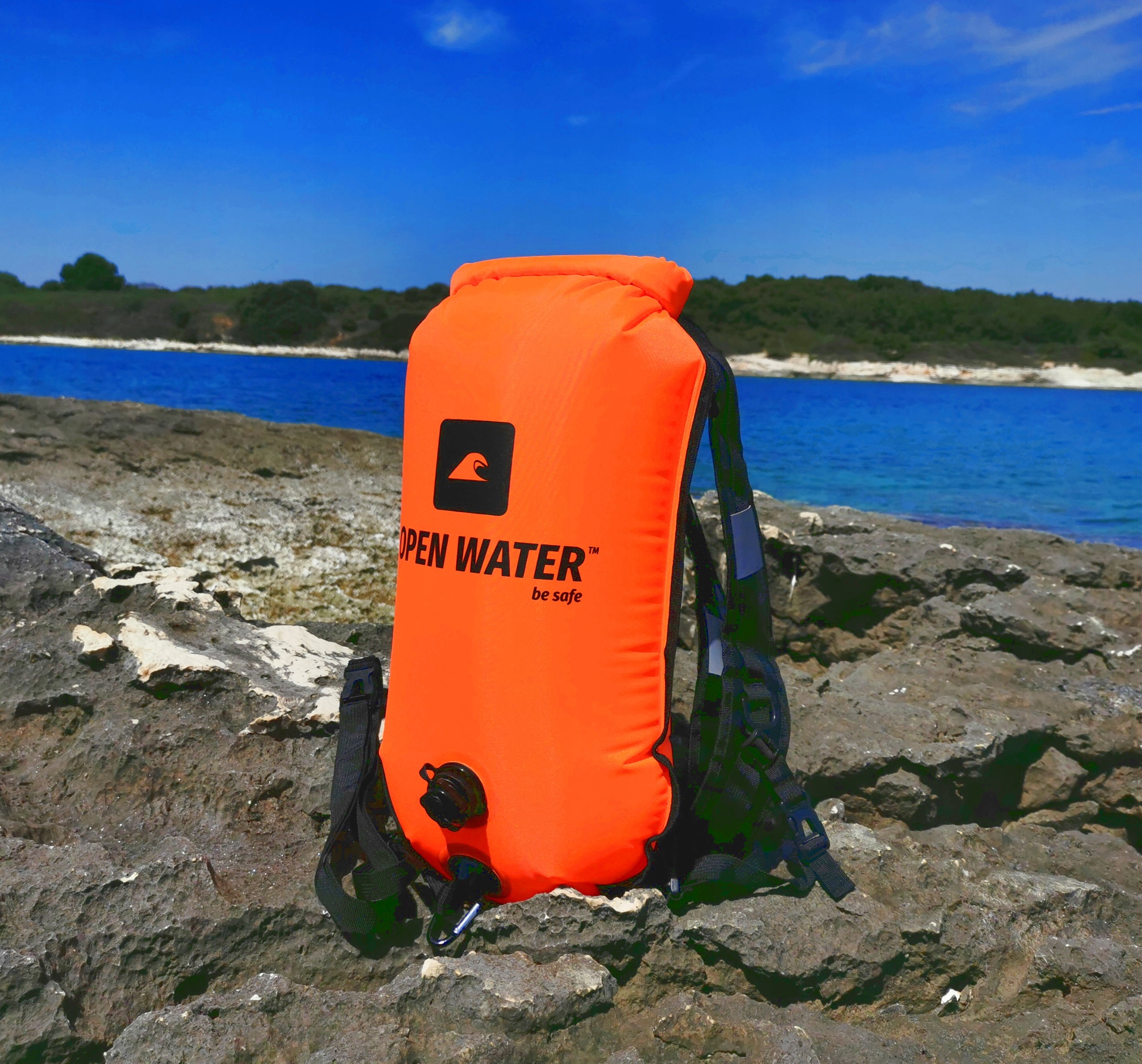 LARGE SAFETY BUOY FOR SWIMMING BUOY XL + BACKPACK 3in1 EAN (GTIN) 5906874150436