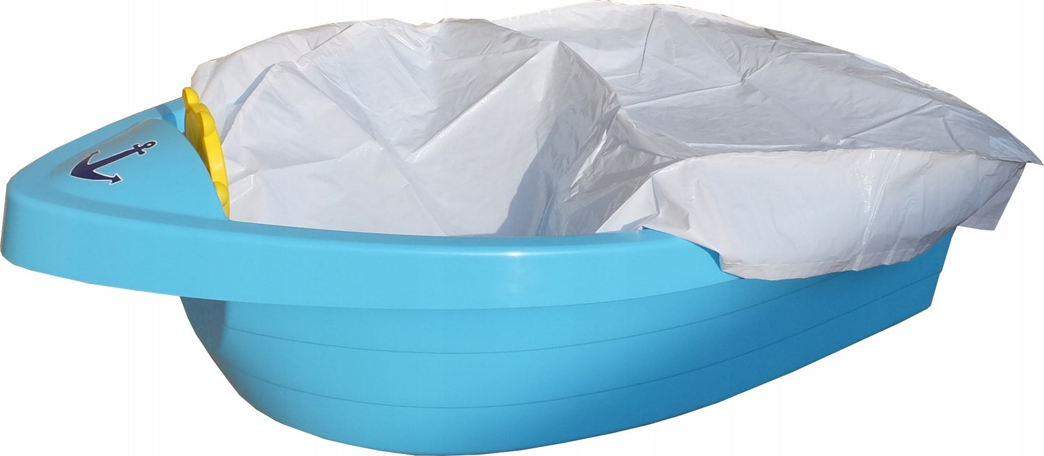 LARGE SANDBOX POOL BOAT WITH BENCH 130 CM STRONG + COVER PalPlay Character/Title none