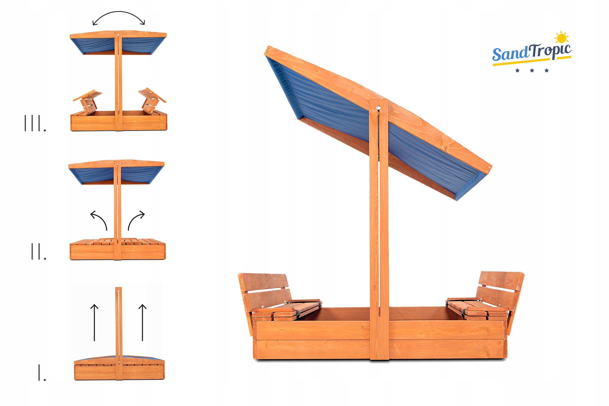 LARGE SANDBOX WITH WOOD IMPREGNATED 120 VIDEO BENCHES CE Character/Title none