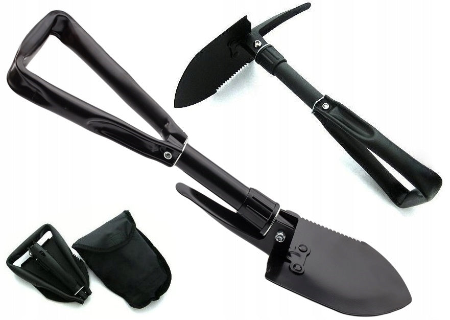 LARGE SAPPER 47 CM SHOVEL SAW PICKAXE SURVIVAL TRAVEL CASE FOR CAMP