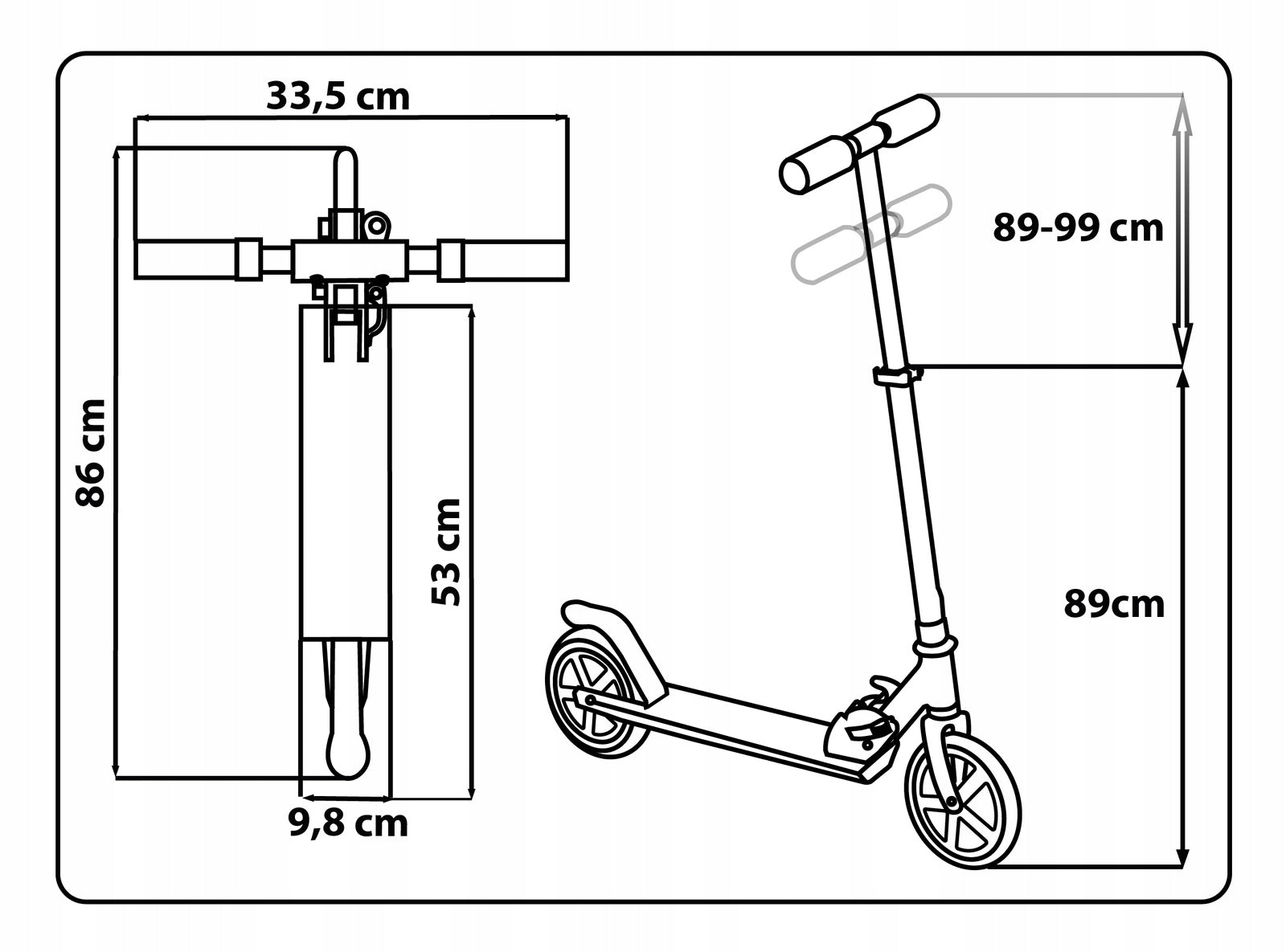 LARGE SCOOTER LAND OF ICE METAL FOLDING DISNEY FROZEN 200 MM TO 100 KG Manufacturer code 5902308599918
