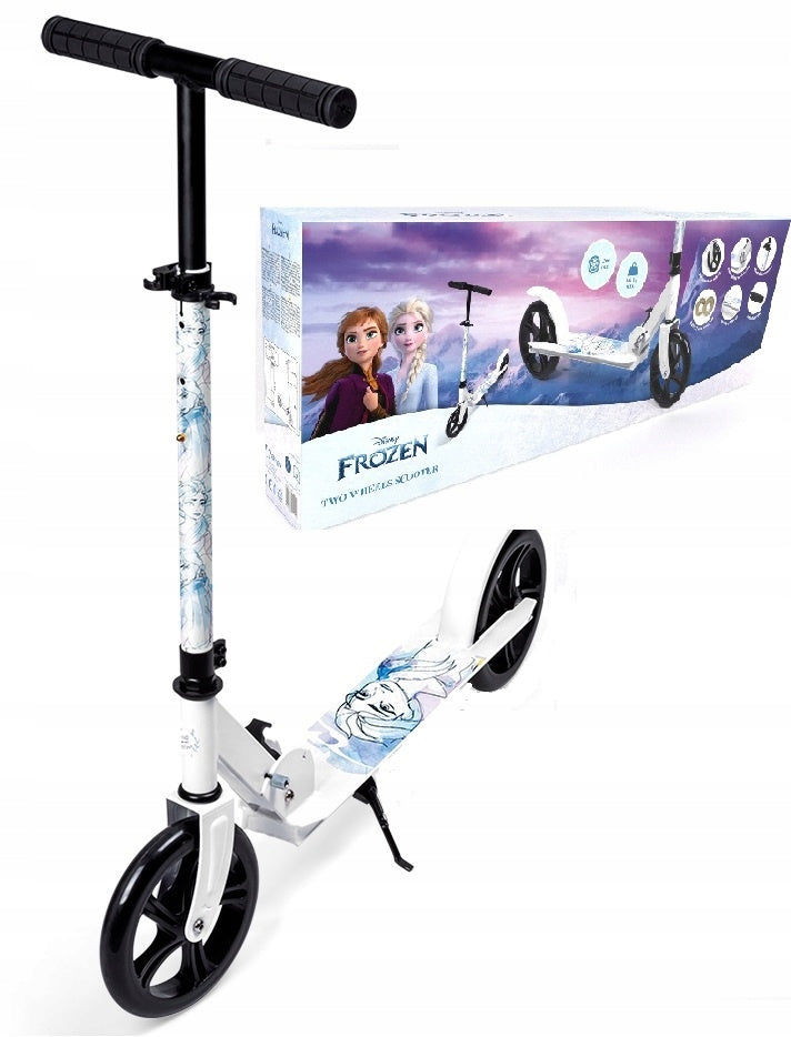 LARGE SCOOTER LAND OF ICE METAL FOLDING DISNEY FROZEN 200 MM TO 100 KG