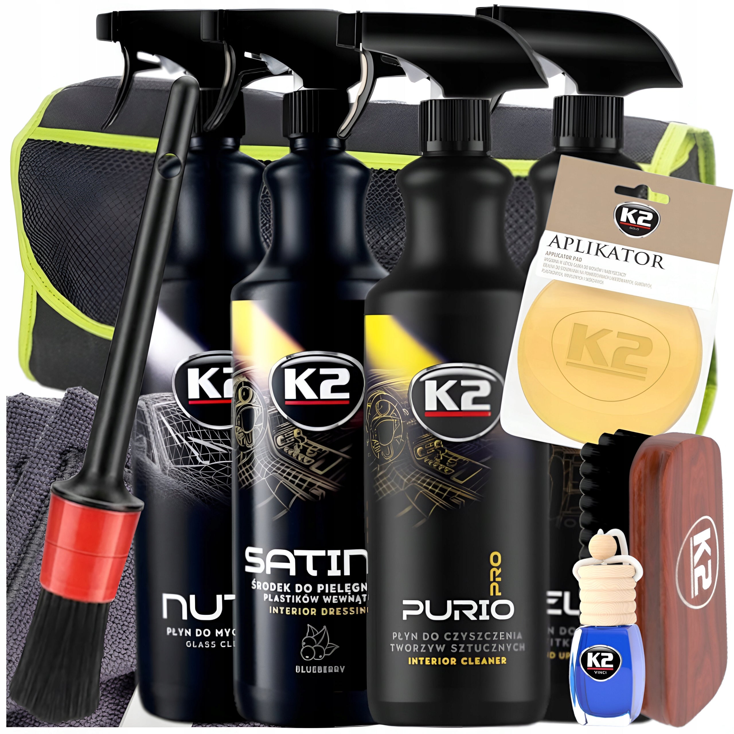 LARGE SET OF COSMETICS FOR CAR DETAILING CAR CLEANING K2 GIFT