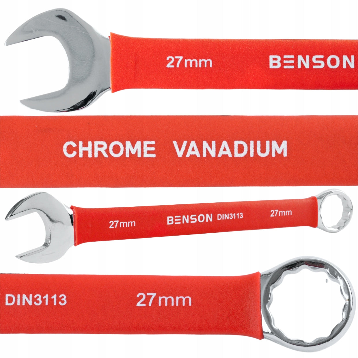 LARGE SET OF FLAT WRENCHES RUBBER 6-32MM 25EL MAT BENSON BY BLACK Key type combination