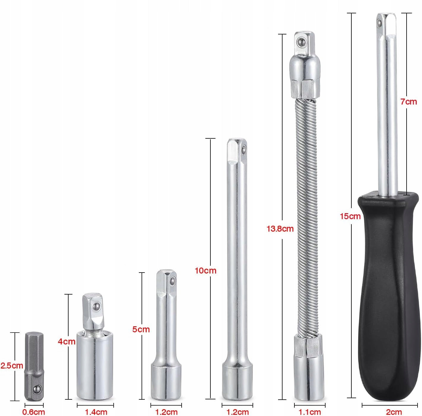LARGE SET OF SOCKET WRENCHES TOOLS SOCKET WRENCHES 46 ELEMENTS TORX Product weight with unit packaging 1.2 kg