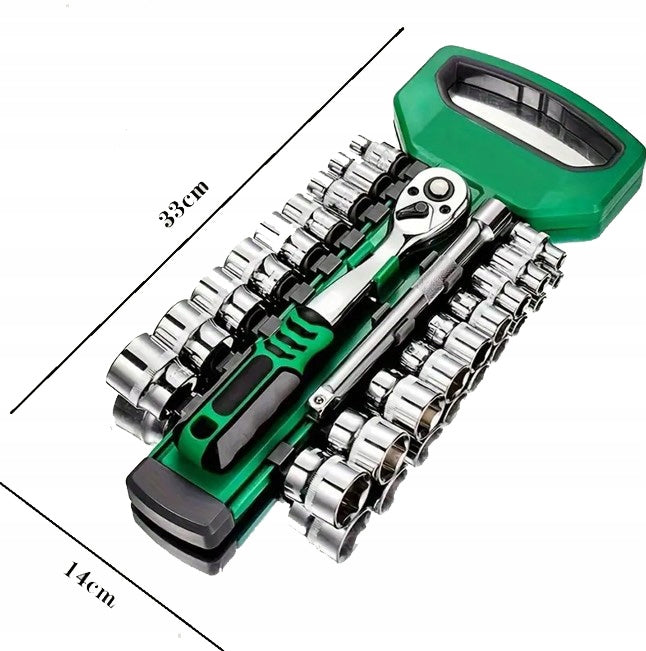 LARGE SET OF WORKSHOP TOOLS SOCKET WRENCHES RATCHET SET 8-32 EAN (GTIN) 5906815403232