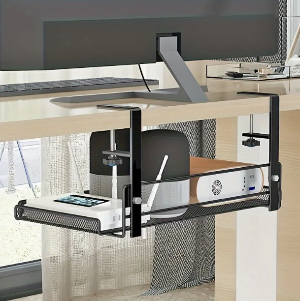 LARGE SHELF ORGANIZER CABLE HANGER ROUTER DESK GRILLE XL Packaging status original
