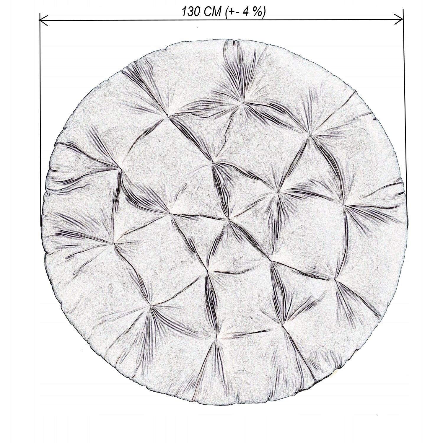 LARGE STORK PILLOW NEST Round Garden Cushion for Furniture KOKON c EAN (GTIN) 5900354610632