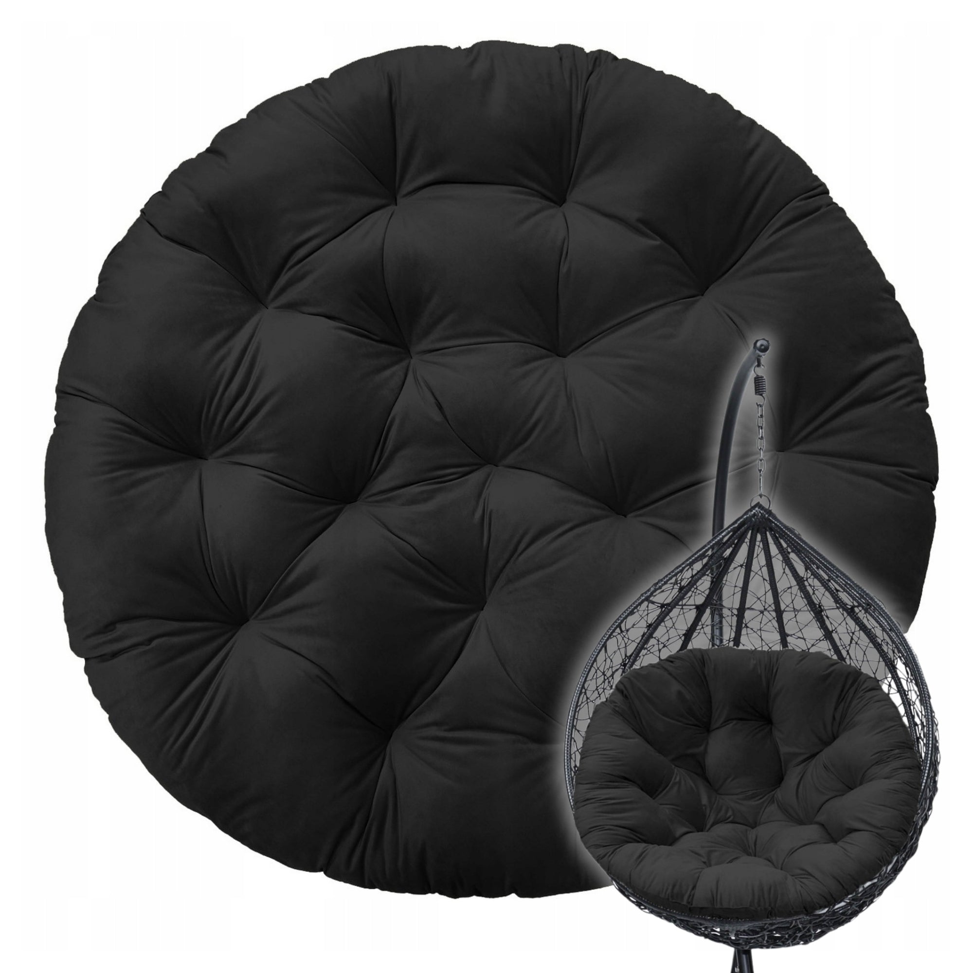 LARGE STORK PILLOW NEST Round Garden Cushion for Furniture KOKON c