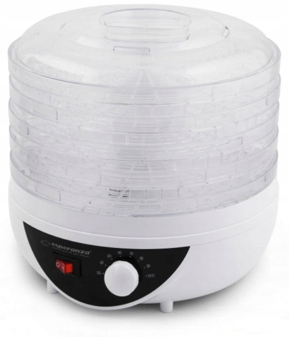 LARGE STRONG VEGETABLE FRUIT MUSHROOM DRYER HERBS 250W 5-SIT 8-PROGRAMS EAN (GTIN) 5901299915486