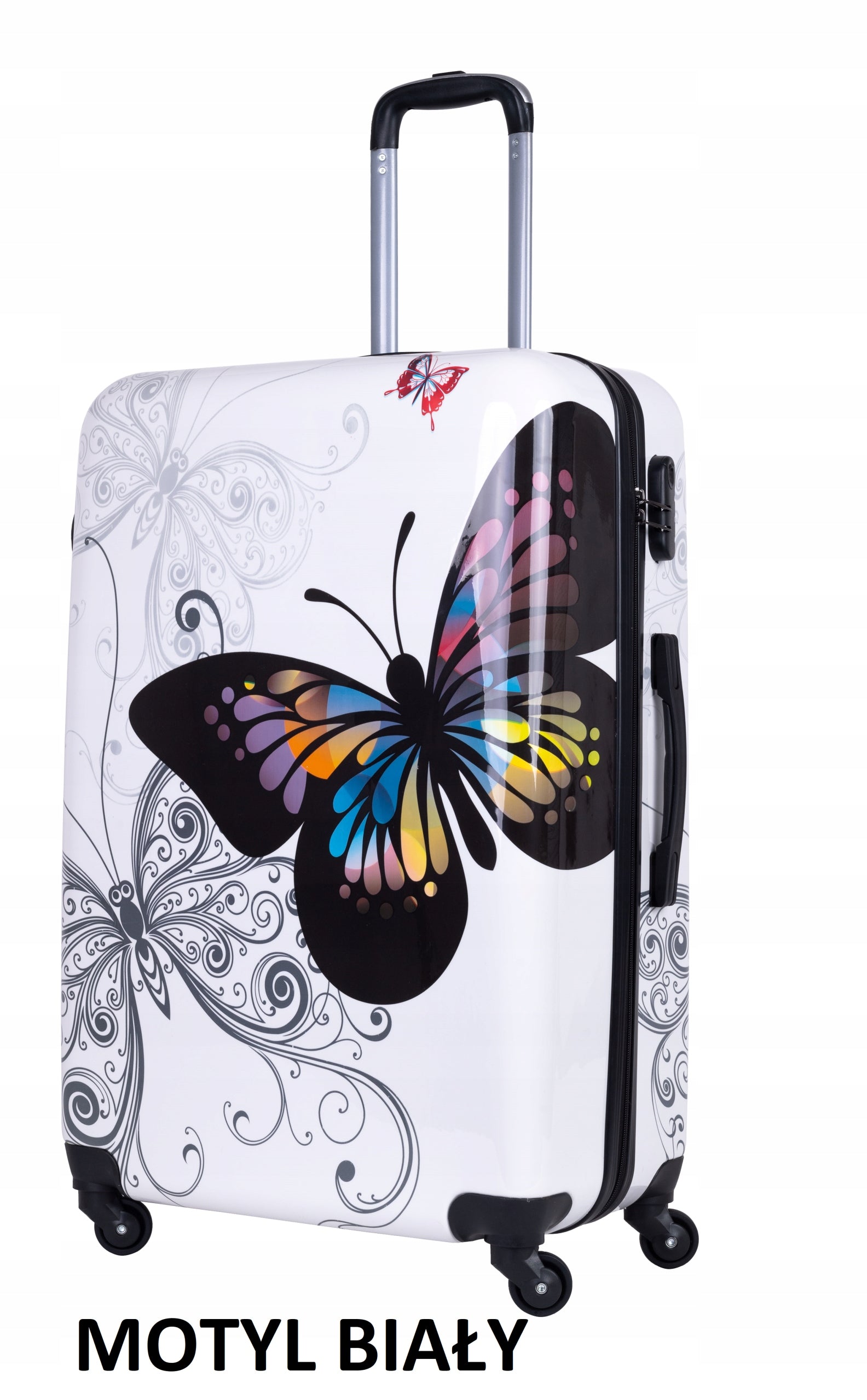 LARGE SUITCASE TRAVEL LUGGAGE POLYCARBON BAGIA 90L 4 WHEELS SUITCASE Brand Bagia
