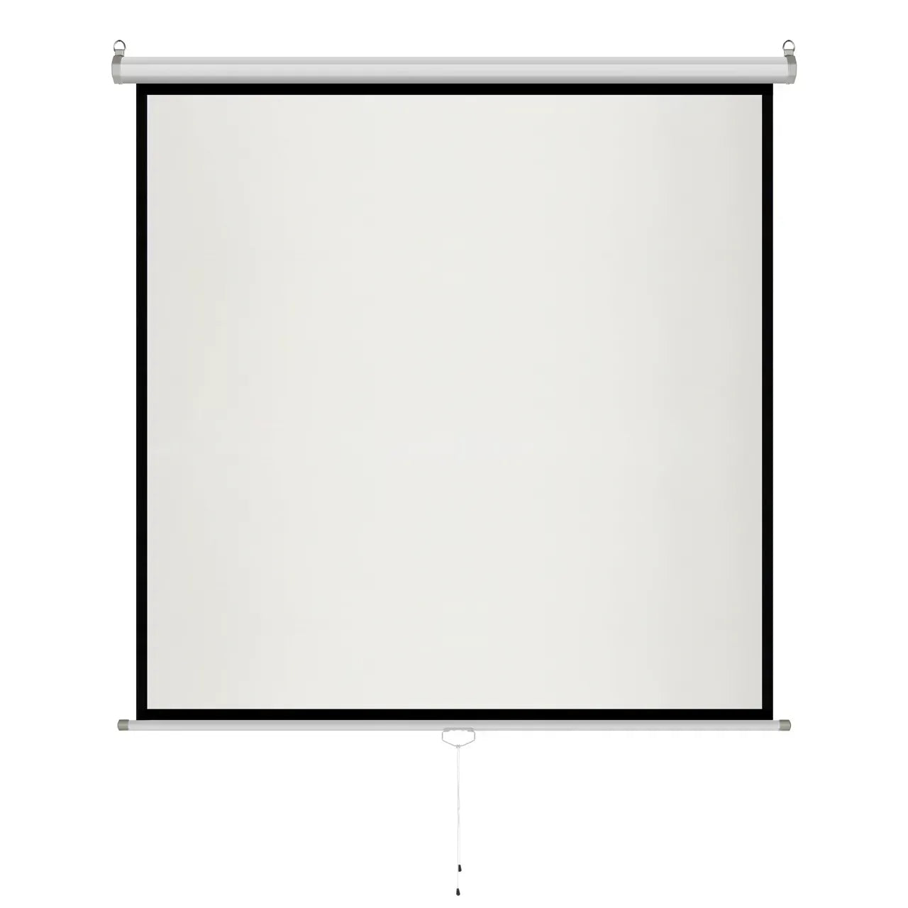 LARGE SUSPENDED PROJECTION SCREEN 84'' 152x152cm WALL/CEILING Model ER M60 1:1