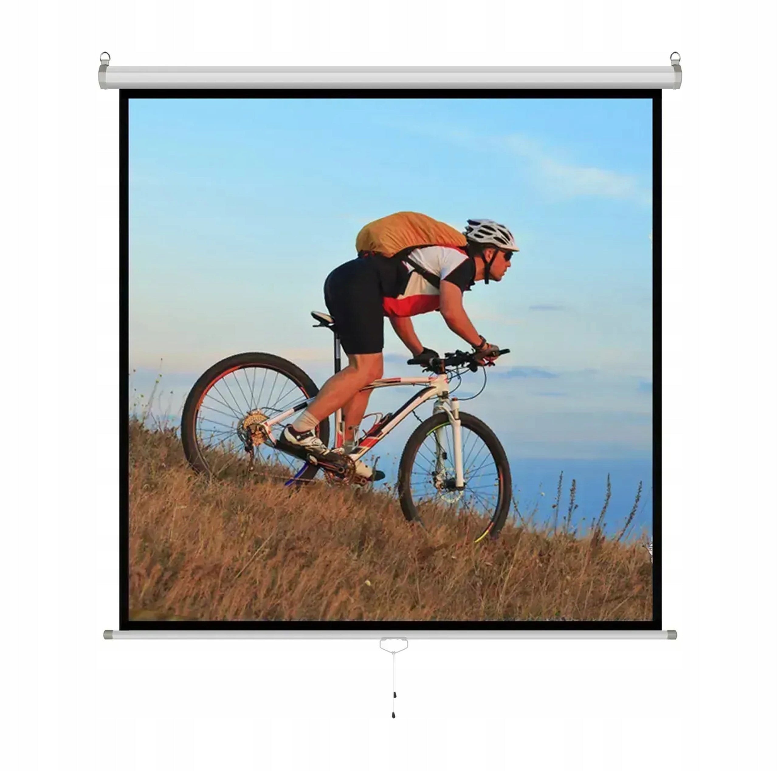 LARGE SUSPENDED PROJECTION SCREEN 84'' 152x152cm WALL/CEILING